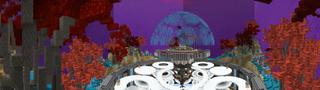 Panorama of the Minecraft Bedrock Marketplace product Crazy Spleef created by Waypoint Studios.