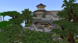 Screenshot of the Minecraft Bedrock Marketplace product Crazy Spleef created by Waypoint Studios.