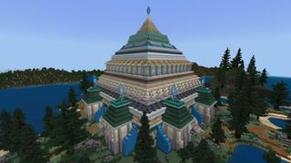Screenshot of the Minecraft Bedrock Marketplace product Crystal Temple created by Waypoint Studios.