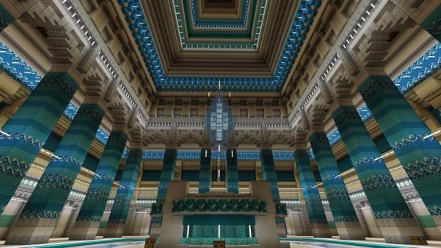Screenshot of the Minecraft Bedrock Marketplace product Crystal Temple created by Waypoint Studios.
