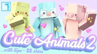 Thumbnail of the Minecraft Bedrock Marketplace product Cute Animals 2 created by Waypoint Studios.