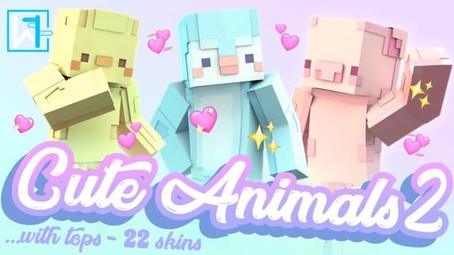Thumbnail of the Minecraft Bedrock Marketplace product Cute Animals 2 created by Waypoint Studios.