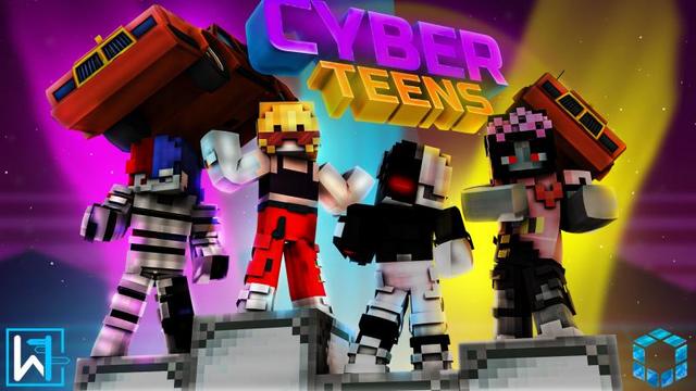 Thumbnail of the Minecraft Bedrock Marketplace product Cyber Teens created by Waypoint Studios.