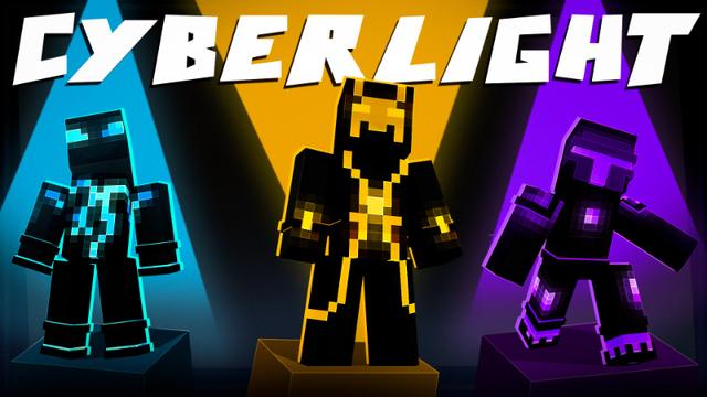 Thumbnail of the Minecraft Bedrock Marketplace product Cyberlight created by Waypoint Studios.