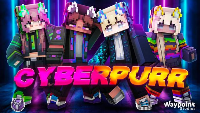 Thumbnail of the Minecraft Bedrock Marketplace product CyberPurr created by Waypoint Studios.