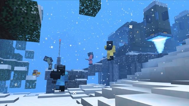 Screenshot of the Minecraft Bedrock Marketplace product Danger Company created by Waypoint Studios.