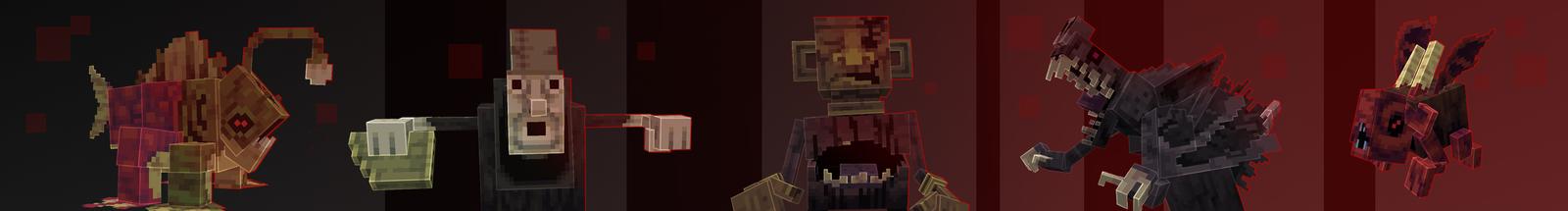 Panorama of the Minecraft Bedrock Marketplace product Dark Harvest created by Waypoint Studios.
