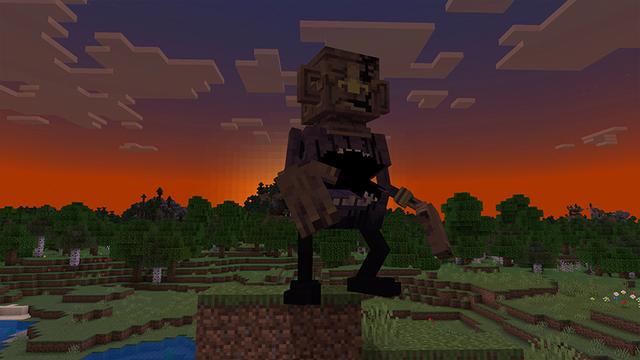 Screenshot of the Minecraft Bedrock Marketplace product Dark Harvest created by Waypoint Studios.