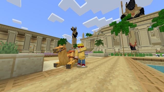 Screenshot of the Minecraft Bedrock Marketplace product Desert Kingdom created by Waypoint Studios.