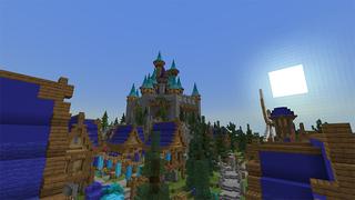 Screenshot of the Minecraft Bedrock Marketplace product Dragon Attack created by Waypoint Studios.