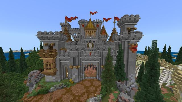 Screenshot of the Minecraft Bedrock Marketplace product Dragon's Lair created by Waypoint Studios.