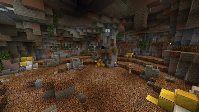 Screenshot of the Minecraft Bedrock Marketplace product Dragon's Lair created by Waypoint Studios.