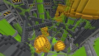 Screenshot of the Minecraft Bedrock Marketplace product Dropper Ultimate Jump created by Waypoint Studios.