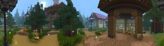 Panorama of the Minecraft Bedrock Marketplace product Easter Minigames created by Waypoint Studios.