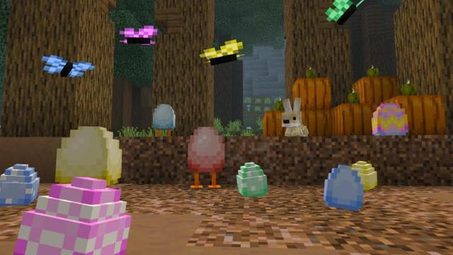 Screenshot of the Minecraft Bedrock Marketplace product Easter Minigames created by Waypoint Studios.