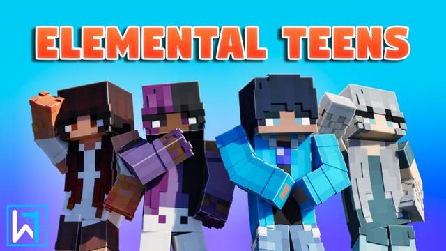 Thumbnail of the Minecraft Bedrock Marketplace product Elemental Teens created by Waypoint Studios.