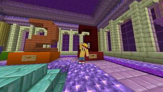 Screenshot of the Minecraft Bedrock Marketplace product End Parkour created by Waypoint Studios.