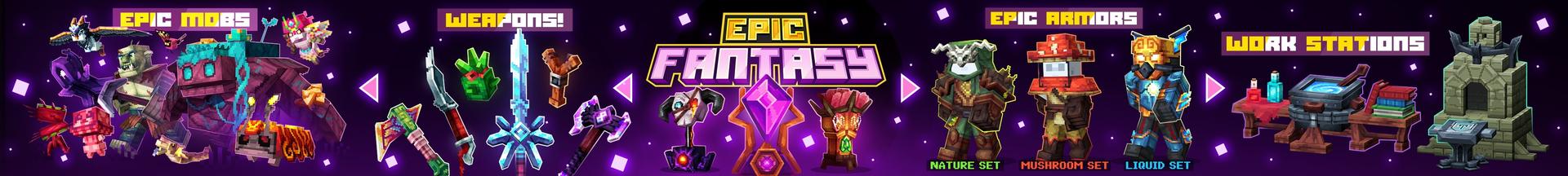 Panorama of the Minecraft Bedrock Marketplace product Epic Fantasy created by Waypoint Studios.