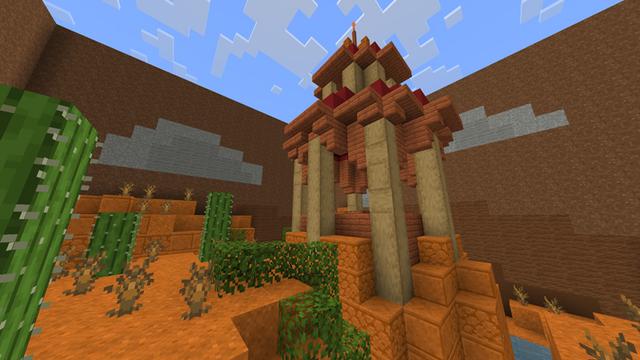Screenshot of the Minecraft Bedrock Marketplace product Find the Button Ultimate created by Waypoint Studios.