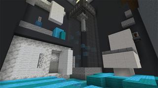 Screenshot of the Minecraft Bedrock Marketplace product Find the Button created by Waypoint Studios.