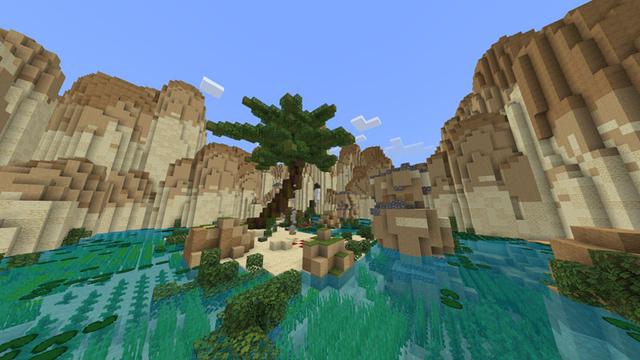 Screenshot of the Minecraft Bedrock Marketplace product Find the Totem created by Waypoint Studios.