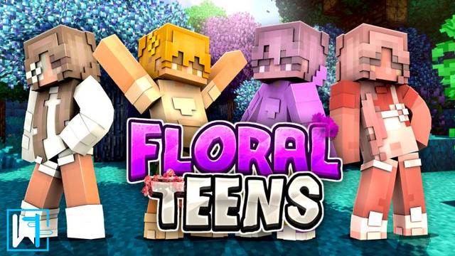 Thumbnail of the Minecraft Bedrock Marketplace product Floral Teens created by Waypoint Studios.
