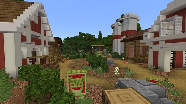 Screenshot of the Minecraft Bedrock Marketplace product Food Animals created by Waypoint Studios.