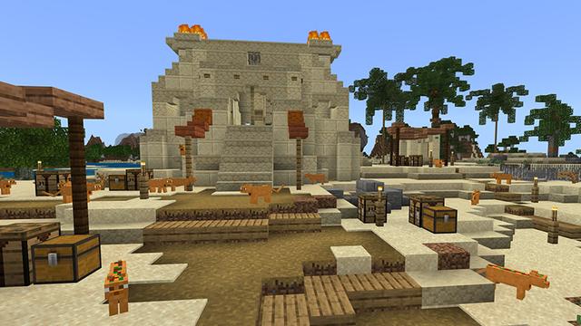Screenshot of the Minecraft Bedrock Marketplace product Food Animals created by Waypoint Studios.