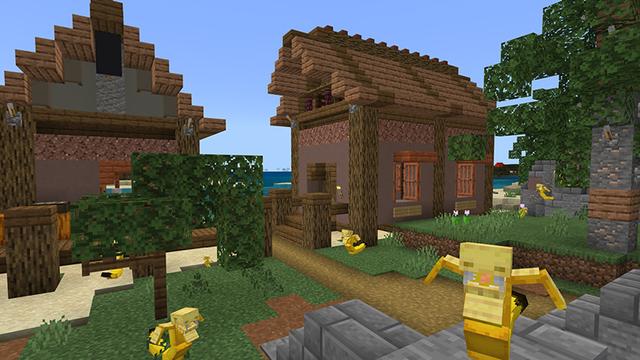 Screenshot of the Minecraft Bedrock Marketplace product Food Animals created by Waypoint Studios.