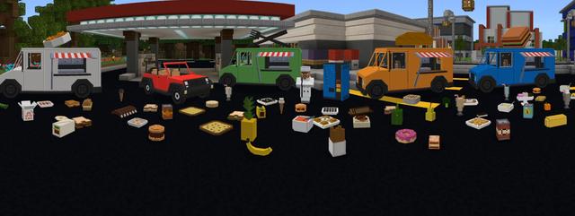 Panorama of the Minecraft Bedrock Marketplace product Food Fiesta created by Waypoint Studios.