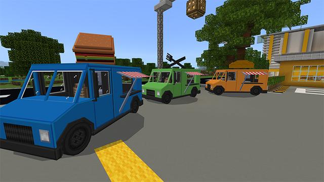 Screenshot of the Minecraft Bedrock Marketplace product Food Fiesta created by Waypoint Studios.