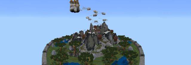 Panorama of the Minecraft Bedrock Marketplace product From the Nether to the Sky created by Waypoint Studios.