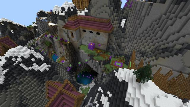 Screenshot of the Minecraft Bedrock Marketplace product From the Nether to the Sky created by Waypoint Studios.