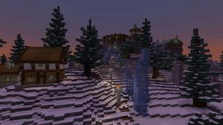 Screenshot of the Minecraft Bedrock Marketplace product Frozen Temple created by Waypoint Studios.