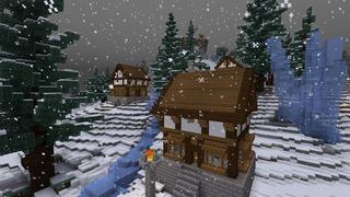 Screenshot of the Minecraft Bedrock Marketplace product Frozen Temple created by Waypoint Studios.