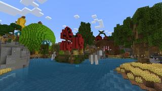 Screenshot of the Minecraft Bedrock Marketplace product Fruit City created by Waypoint Studios.