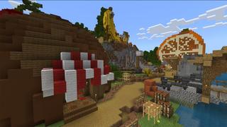 Screenshot of the Minecraft Bedrock Marketplace product Fruit City created by Waypoint Studios.