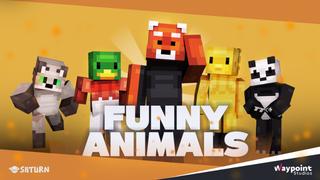 Thumbnail of the Minecraft Bedrock Marketplace product Funny Animals created by Waypoint Studios.