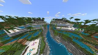 Screenshot of the Minecraft Bedrock Marketplace product Furniture Deluxe Island created by Waypoint Studios.