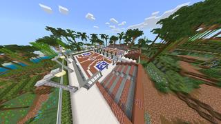 Screenshot of the Minecraft Bedrock Marketplace product Furniture Deluxe Island created by Waypoint Studios.