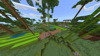 Screenshot of the Minecraft Bedrock Marketplace product Furniture Deluxe Island created by Waypoint Studios.