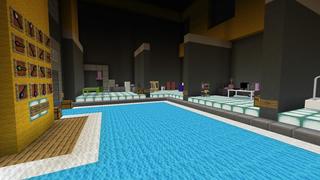 Screenshot of the Minecraft Bedrock Marketplace product Furniture: Modern Makeover created by Waypoint Studios.