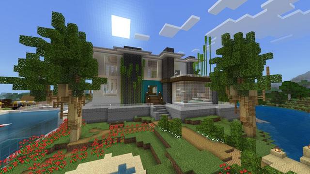 Screenshot of the Minecraft Bedrock Marketplace product Furniture: Rich Living created by Waypoint Studios.