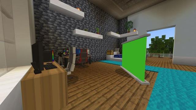Screenshot of the Minecraft Bedrock Marketplace product Furniture: Rich Living created by Waypoint Studios.