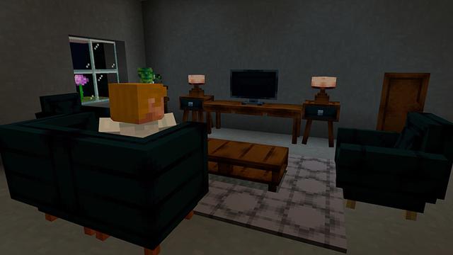 Screenshot of the Minecraft Bedrock Marketplace product Furniture created by Waypoint Studios.
