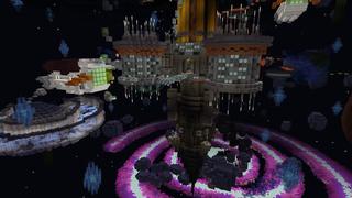 Screenshot of the Minecraft Bedrock Marketplace product Galaxy Parkour created by Waypoint Studios.