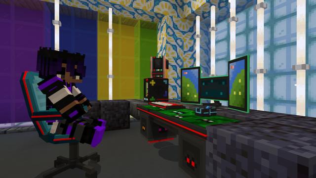 Screenshot of the Minecraft Bedrock Marketplace product Gamer Haven created by Waypoint Studios.