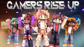 Thumbnail of the Minecraft Bedrock Marketplace product Gamers Rise Up created by Waypoint Studios.