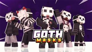 Thumbnail of the Minecraft Bedrock Marketplace product Goth Masks created by Waypoint Studios.