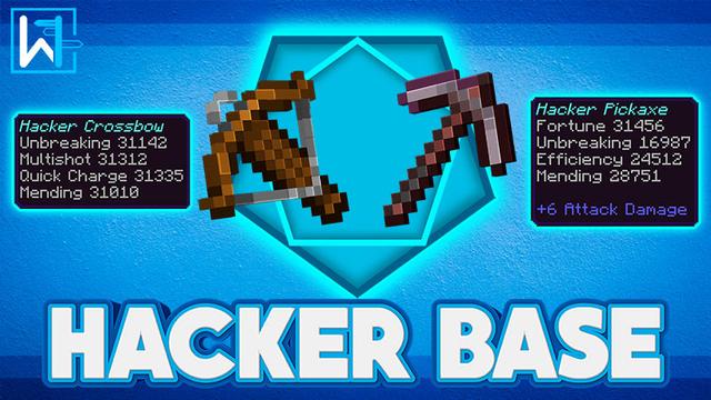 Thumbnail of the Minecraft Bedrock Marketplace product Hacker Base created by Waypoint Studios.